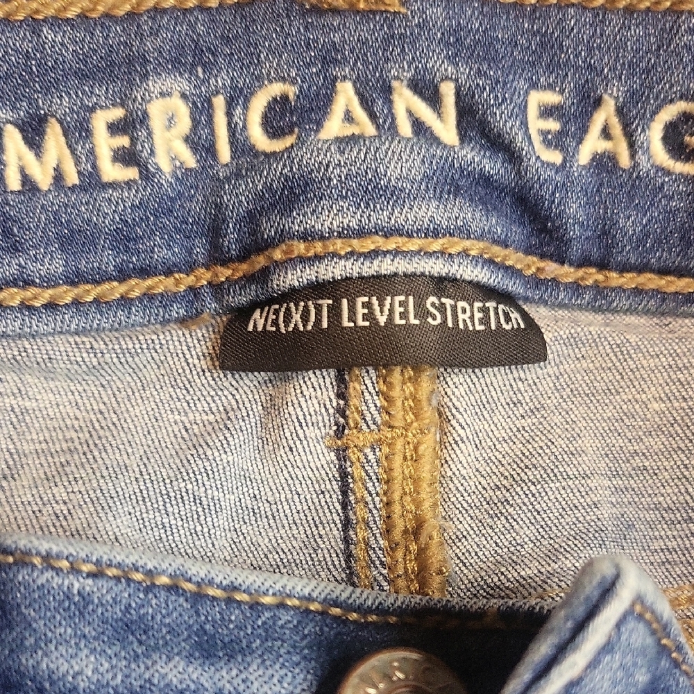 American Eagle Outfitters Classic Blue Jeggings - Picture 3 of 12